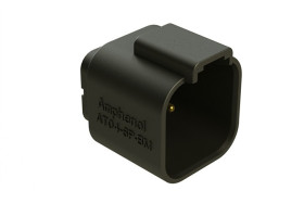 Złącze samochodowe 6-pinowe Amphenol Industrial 2-rzędowe Żeński 13A AT04 Przewlekany Lutowane Złącze