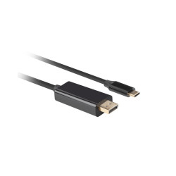 Kabel USB-C-Displayport 3M 4K czarny Lanberg