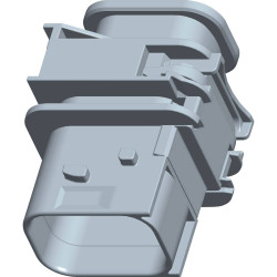 TE Connectivity 1-1564512-1 HDSCS Socket Housing PCB 8 Pins 1 pc