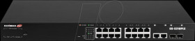 GS-5216PLC Switch, 18-Port, Gigabit Ethernet, RJ45/SFP, PoE