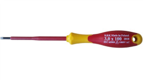 3,0X100 Wkrętak Makit Śrubokręt Elektryczny Izolowany Vde 1000V Dla Elektryka