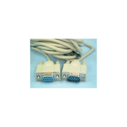 Kabel DB09M/DB09F 1,8m RS232 Wtyk-Gniazdo