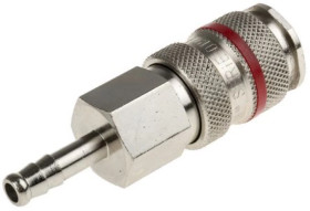 Szybkozłączka pneumatyczna, materiał Mosiądz, RS PRO PLC 60, Rectus 19