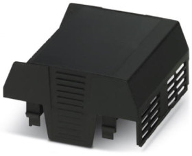 Upper part of housing, ABS/PC, (W x H x D) 70.1 x 74.65 x 36.95 mm, black, for enclosure, 1074749