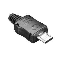 USB DIY Connector Shell - Type Micro-B Plug [discontinued]