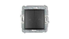 Mini Przycisk Żaluzjowy Grafitowy 11Mwp-8