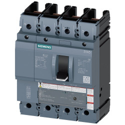 Wyłącznik automatyczny w obudowie formowanej SENTRON, Typ L, Typ N, Typ I, 4-biegunowy, 100 A, 690 V ac 7 kA, 1000 V dc,