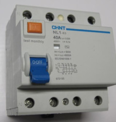 NL1-63/25/0,03 4P 25A 30mA AC Wyłącznik różnicowoprądowy (972194)