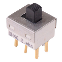 GH46P000001 APEM On-On PCB Slide Switch DPDT
