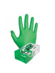 Rękawice jednorazowe, rozm. XXL, 100Para szt., kolor: Zielony, Traffi