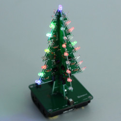 Choinka LED RGB 3D 5V