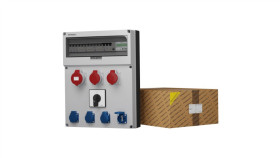 Rozdzielnica Budowlana Z Licznikiem Mid Oraz Łącznikiem Gr-S/Fi 32A 2X16a...