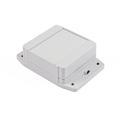 Hammond 1555EF17GY Watertight ABS Enclosure Flanged lid 90 x 90 x 38, Grey