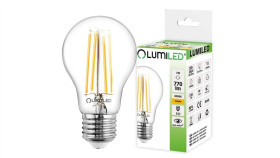 Żarówka Led E27 A60 7W = 60W 770Lm 3000K Ciepła 360 Filament Lumiled