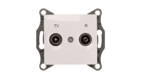 Sedna Gniazdo Antenowe Rd/Tv Końcowe Białe Sdn3301621