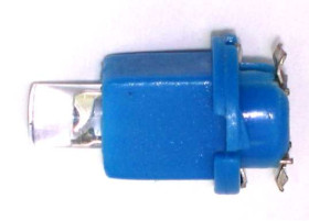 Dioda LED BAX 7x12 12V niebieska