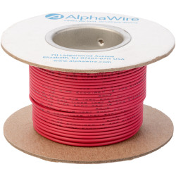 Alpha Wire 6715 RD005 Eco Wire 18AWG Red (30.5m Reel)