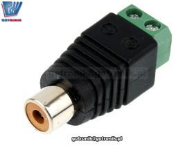 Gniazdo RCA z szybkozĹÄczem