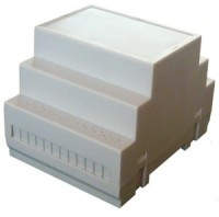 Z-108J-ABS Obudowa z tworzywa Z108J-ABS wymiary: 90x65x70mm - mocowana na szynę - jasna - ABS niepalny