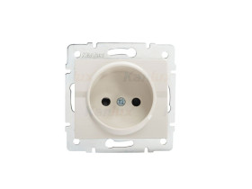 LOGI Gniazdo pojedyncze 02-1210-103 kremowe 25144 KANLUX