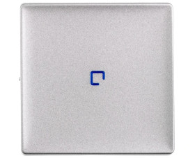 VALENA LIFE Plakietka łącznika schodowego aluminium 755102