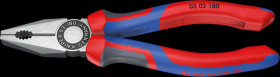 03 02 200 Combination pliers, 200 mm