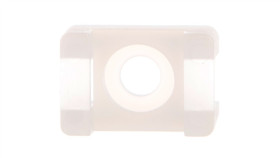 Uchwyt Siodełkowy Do Opasek Kablowych Biały 4,8Mm 9,5X15mm F=3,5Mm Bmsb5498e...