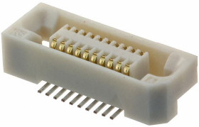 Gniazdo PCB 20 -pinowe 2 -rzędowe raster: 0.8mm typu płytka – płytka Proste SMD