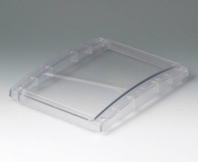 Cover, M, convex, closed, PC, (W x H x D) 168 x 29 x 220 mm, transparent, for DATEC-TERMINAL M, basic enclosure version I, II, I