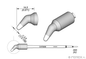 Grot C470008 do rączek JBC T470 i HT470