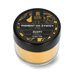 Barwnik do żywicy epoksydowej Royal Resin - perłowy w proszku - gradacja ziaren 10-60 mikronów - 10g - złoty
