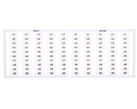 Ramka z oznacznikami 10x 41-50 209-606 /5szt./