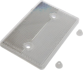 Akcesoria optyczne, odbłyśnik, 8x120x80mm, otwór na śrubę, 2xØ6,5mm, PMMA+PMMA, polaryzowany, AO000026