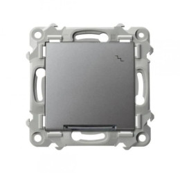 SZAFIR Łącznik schodowy z podświetleniem niebieskim szary mat ŁP-3ZS/m/70