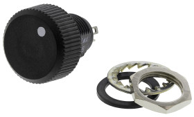 Potencjometr 4.7kΩ typ Obrotowy Vishay średnica wału 16 mm 1W długość wału 8.8mm średnica 16mm Montaż panelowy