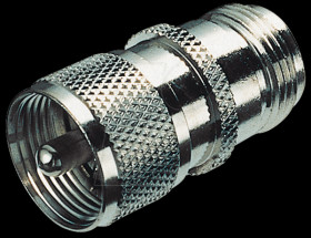 HF adapter, UHF plug/N socket