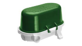 Oprawa Kanałowa Oval-7040B/K, E27, 40W, Biała-Bakelit, Klosz...