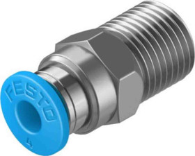 Złączka pneumatyczna R 1/8 męskie Wciskane 4 mm Festo Adapter gwintowany prosty