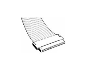 Złącze IDC 7-pinowe raster: 2.54mm Żeński Montaż na kablu Amphenol Communications Solutions