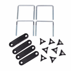 Obejmy cybanty do boxów 90mm dachowych U-BOLT zestaw 4szt mocowanie