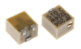 Potencjometr dostrojczy 200kΩ SMD 0.25W 12 -zwoje Regulacja górna