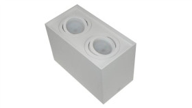 Oprawa Sufitowa Siroco White Ruchoma Prostokąt Alu