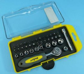 RB-1104 ZESTAW 38szt BITÓW I NASADEK