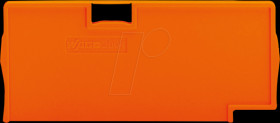 2004-1494 Separator plate, 2 mm thick, overhanging, orange