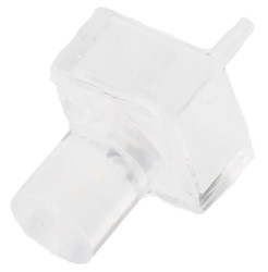 Światłowód do LED sztywny, prosty, dł. 7.9mm, montaż na PCB, soczewka płaska, Bivar