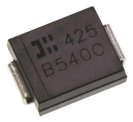 Dioda DO-214AB (SMC) 5A Montaż powierzchniowy 40V Bariera Schottky'ego Pojedyncza Prostownik Schottky'ego B540C-13-F