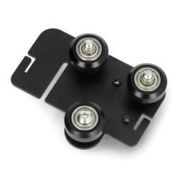 Płytka z łożyskowanymi kółkami do montażu głowicy hotend do drukarek Ender-5, Ender-5 Pro, Ender-5 Plus
