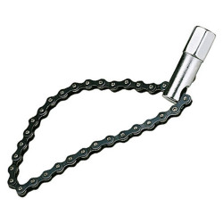 Teng 9120 Oil Filter Wrench chain strap 120mm Cap 1/2in Drive