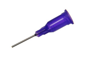 Igła dozownicza do fluxu, kleju 0,82mm 21G fioletowa