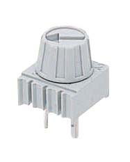 Potencjometr dostrojczy 10kΩ THT 0.5W Regulacja górna 8,38 mm (pokrętło)